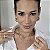 CHOCKER DOURADA CANUTILHOS DOURADOS E TRIANGULOS RÓDIO - COM EXTENSOR - Imagem 3