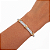 BRACELETE EM RÓDIO BRANCO 2 FIOS CRAVEJADO ATÉ A METADE E 3 X DOURADOS CRAVEJADOS - Imagem 2