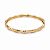 BRACELETE DOURADO OVAL COM GOMOS - Imagem 1