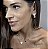CHOCKER DOURADA COM 2 CORAÇÕES LISOS EM CADA LADO E UM PINGENTE DE CORAÇÃO CRAVEJADO 40CM - Imagem 2