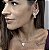 CHOCKER DOURADA COM 2 CORAÇÕES LISOS EM CADA LADO E UM PINGENTE DE CORAÇÃO CRAVEJADO 40CM - Imagem 3