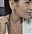 CHOCKER EM PRATA COM PINGENTE DE CORAÇÃO TODO CRAVEJADO 40+5CM - Imagem 2