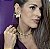 CHOCKER DOURADA COM CANUDINHOS E ESFERAS 35,5CM+10 - Imagem 1