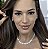 CHOCKER EM RÓDIO BRANCO MODELO RIVIERA COM PEDRAS DE CORAÇÃO CRAVEJADA AO REDOR 42CM - Imagem 2