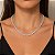 CHOCKER EM RÓDIO MODELO RIVIERA DE PEDRAS REDONDAS CRAVEJADAS AO REDOR - Imagem 2