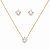 CONJUNTO DOURADO PONTO DE LUZ - 4MM - 45 CM + 5CM EXTENSOR - Imagem 3