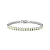 PULSEIRA RIVIERA EM RÓDIO BRANCO COR YELLOW - 18CM - Imagem 3