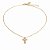 CHOCKER DOURADA COM PINGENTE DE CRUCIFIXO TODO CRAVEJADO PEQUENO - Imagem 2