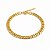 PULSEIRA DOURADA MODELO GROUMET COM EXTESOR ELOS PORTUGUESES E FECHO BOIA - Imagem 1