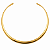 CHOCKER ARO DOURADO RÍGIDO 10MM - Imagem 1