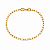 PULSEIRA DOURADA CARTIER QUADRADINHA - 2,5MM - 21CM - Imagem 1