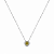 CHOCKER EM RÓDIO BRANCO COM PONTO DE LUZ AMARELO E MICROZIRCÔNIAS AO REDOR - 8,2MM - Imagem 1