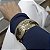 BRACELETE DOURADO LISO TIPO MAXI BALOADO - 4,25CM - Imagem 2