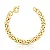 PULSEIRA DOURADO COM ELOS BIZANTINA FECHO BOIA - Imagem 1