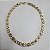CHOCKER DOURADO COM ELOS BIZANTINA FECHO BOIA 40CM - Imagem 1