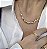 CHOCKER DOURADA ELOS CARTIER E PINGENTES BOLD 40CM - Imagem 3