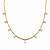 CHOCKER DOURADA CANUTILHOS COM NOVE PONTOS DE LUZ 35CM + EXTENSOR - Imagem 1