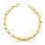 PULSEIRA DOURADA ELO CANUTILHOS - 18,5MM + 3 CM EXTENSOR - Imagem 1