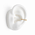 PIERCING FAKE DOURADO FILETE MICROCRAVEJADO COM ZIRCÔNIAS BRANCAS - Imagem 1