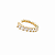 PIERCING FAKE DOURADO COM ZIRCÔNIAS BRANCAS - Imagem 2