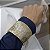 BRACELETE DOURADO TODO TEXTURIZADO 45MM DE LARGURA 71MM DE ALTURA - Imagem 1