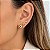 TRIO DE BRINCOS DOURADO DE BOLINHA TAMANHO4/6/8MM - Imagem 2