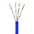 CABO CFTV 4 PARES TORCIDOS CCA 0,45MM  AZUL 100 M - Imagem 3