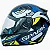 Capacete Spark Dragon - EBF - PFO/Azul - Imagem 1