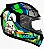Capacete Spark Rabbit - EBF - Preto/Verde - Imagem 1