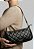 Bolsa Maria Milão Baguete Matelassê Preta - Imagem 2