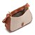 Bolsa Maria Milão Charme Palha e Caramelo - Imagem 5