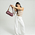 Bolsa Capri Maria Milão Couro PU Bordô - Imagem 3