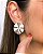 Piercing fake com coração cravejado colorido - Imagem 3