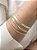 Pulseira riviera com zircônia retangular - Imagem 3