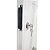 Porta Lambril de Alumínio Branco com Puxador e Vidro Linha Veneza - Imagem 3