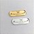 100 Tags 3x1cm em Acrilico Dourado, Rose ou Prata - Imagem 2