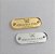 100 Tags 3x1cm em Acrilico Dourado, Rose ou Prata - Imagem 1