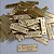 50 Tags 5x2cm em Acrílico Dourado, Prata ou Rosê - Imagem 1