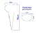 Kit Placa Acrílico para Sabor Gelato, Sorvete e Açaí -10 Und - Imagem 1