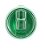 Copo De Plástico com Tampa Cristal para Sublimação na Cor Verde Claro - 450ml - Unidade - Imagem 4