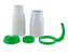 Copo Térmico de Plástico para Sublimação com Tampa Bico, Alça e Fundo Verde - 475ml - Imagem 3