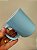 Caneca para Sublimação de Cerâmica Candy Azul Bebê Fosca - 300ml - Sublime - Imagem 2