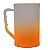 Caneca Chopp 500ml Degradê Laranja Neon - Imagem 1