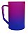 Caneca Chopp 500ml Degradê Bicolor Azul Com Pink - Imagem 1