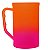 Caneca Chopp 500ml Degradê Bicolor Pink com Laranja - Imagem 1