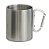 Caneca de Aço Inox para Sublimação com Alça Mosquetão - 400ml - Imagem 1