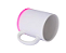 Caneca Cerâmica Splash delicadinha Branca Rosa degradê Fosca 310ml ( 1 unidades) - Imagem 5