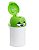 Squeeze de Polímero Branco com Tampa Rostinho e Botão de Abertura na Cor Verde - 400ml - Imagem 3