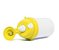 Squeeze de Polímero Branco com Tampa e Botão de Abertura na Cor Amarelo - 400ml - Imagem 2