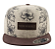 Boné Young Money Snapback Aba Reta Creme Aba aveludada - Imagem 1